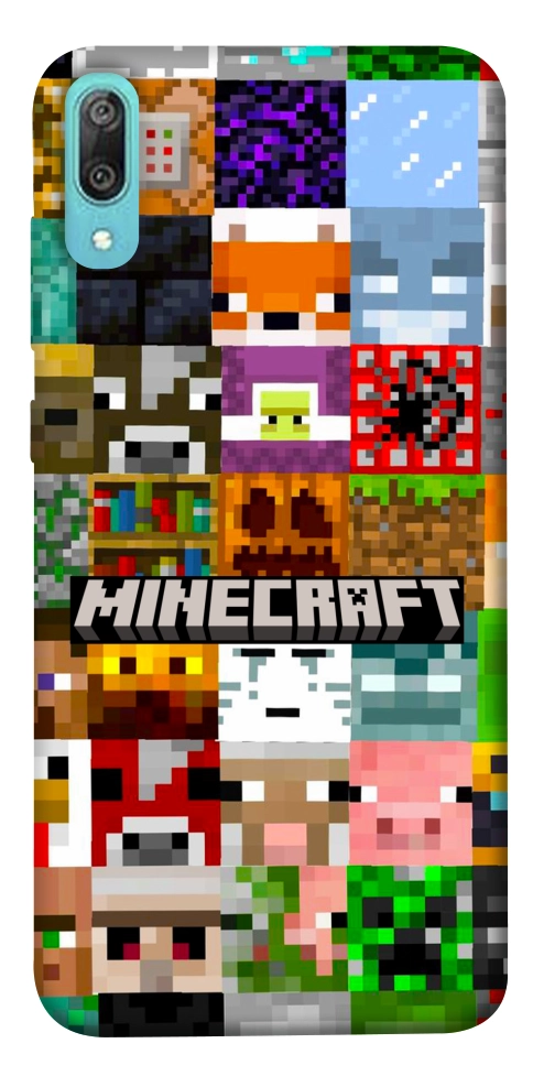Чехол Minecraft collage для Huawei Y6 Pro (2019)