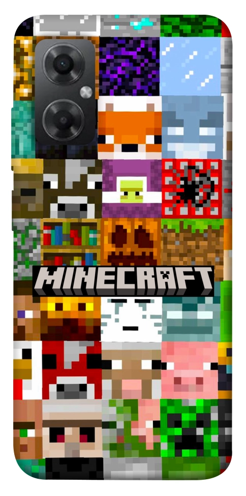 Чохол Minecraft collage для Xiaomi Redmi Note 11R