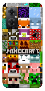 Чохол Minecraft collage для Xiaomi Redmi Note 11R