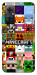 Чохол Minecraft collage для Xiaomi Redmi Note 11R