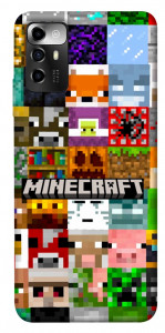 Чехол Minecraft collage для ZTE Blade A72