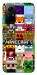 Чохол Minecraft collage для Xiaomi Redmi Note 12S