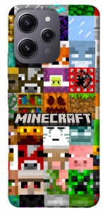 Чехол Minecraft collage для Xiaomi Redmi 12