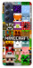 Чохол Minecraft collage для Galaxy M54 5G