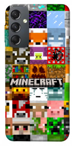 Чохол Minecraft collage для Galaxy A24 4G