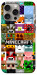 Чохол Minecraft collage для iPhone 15 Pro Max