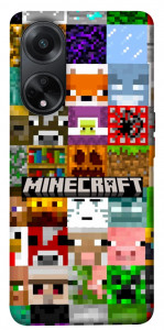 Чохол Minecraft collage для Oppo A98
