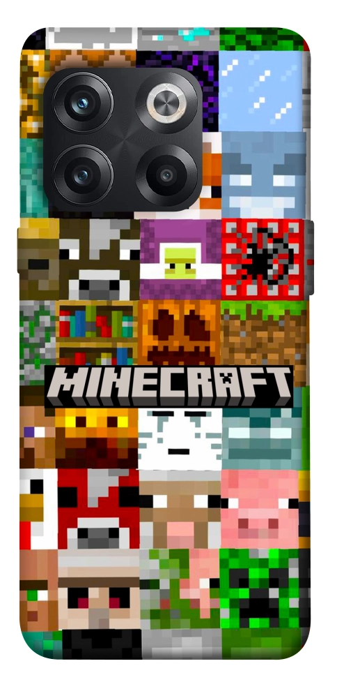 Чехол Minecraft collage для OnePlus 10T