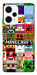 Чехол Minecraft collage для Xiaomi Poco F5