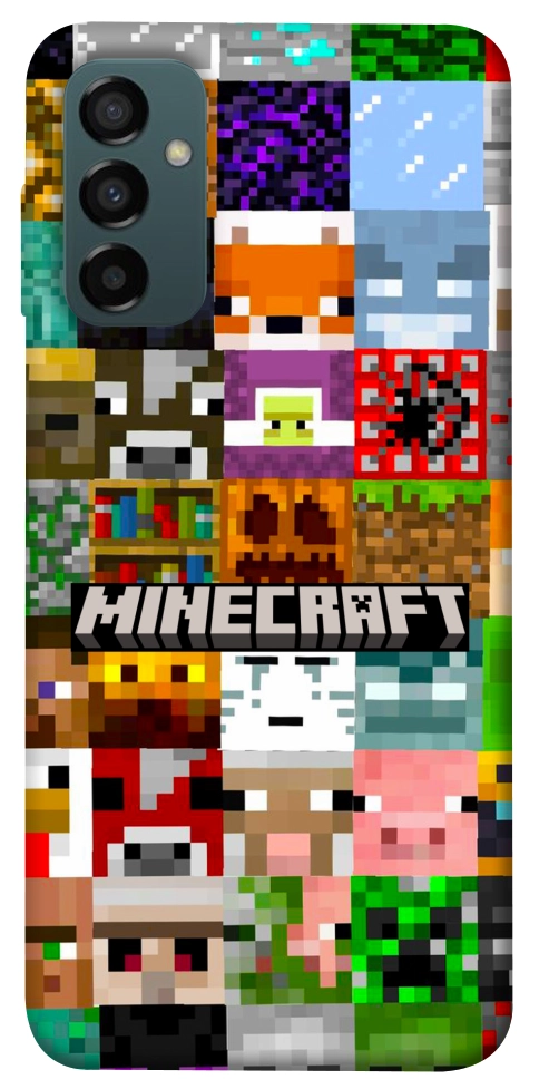 Чехол Minecraft collage для Galaxy M34 5G