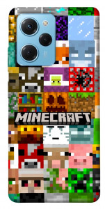 Чохол Minecraft collage для Xiaomi Poco X5 Pro 5G