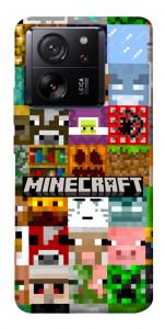 Чехол Minecraft collage для Xiaomi 13T