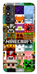 Чехол Minecraft collage для ZTE Blade A53
