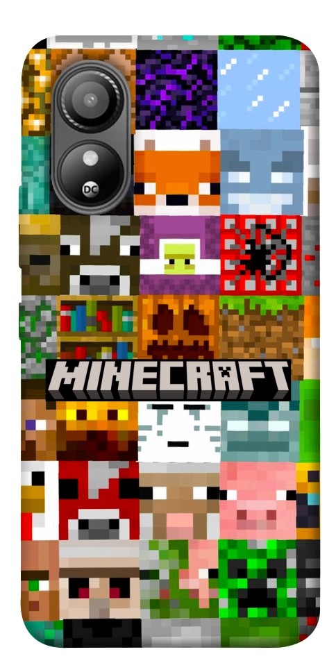 Чехол Minecraft collage для ZTE Blade L220