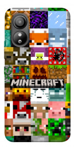 Чехол Minecraft collage для ZTE Blade L220