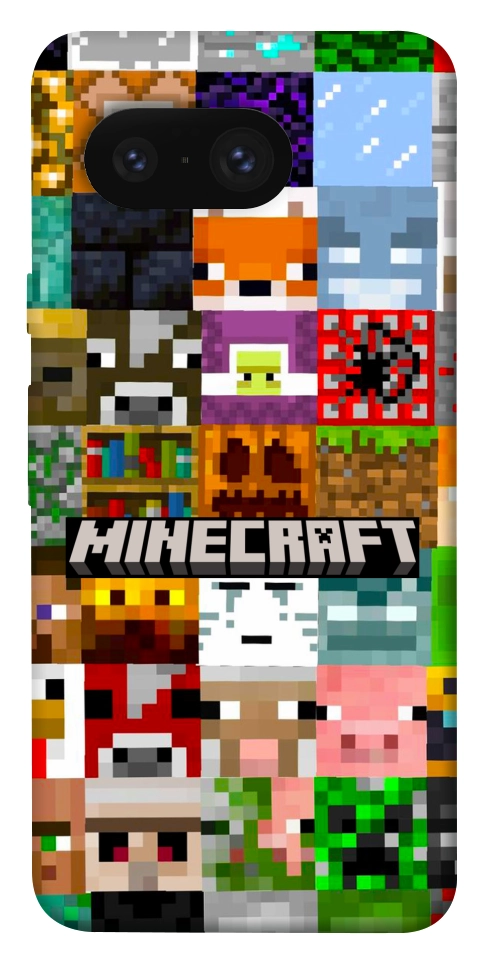 Чохол Minecraft collage для Google Pixel 8