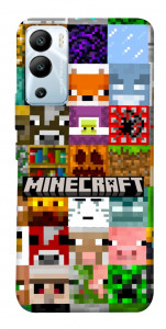 Чехол Minecraft collage для Infinix Hot 12i