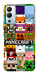 Чехол Minecraft collage для Infinix Hot 12i