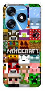 Чехол Minecraft collage для TECNO Spark 10