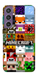 Чехол Minecraft collage для Galaxy S23 FE