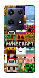 Чехол Minecraft collage для Infinix Note 30 Pro NFC