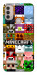 Чехол Minecraft collage для Motorola Moto E30