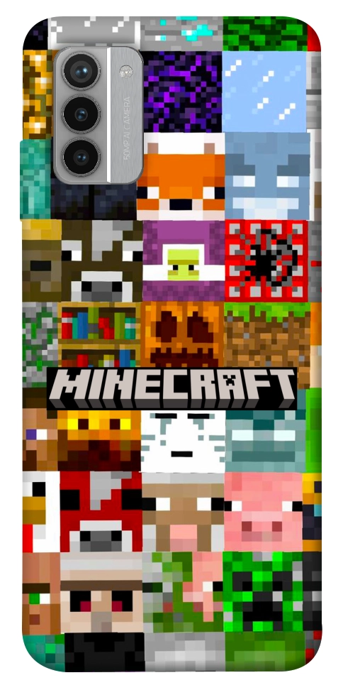 Чохол Minecraft collage для Nokia G42