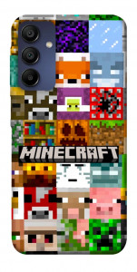 Чехол Minecraft collage для Samsung Galaxy A15
