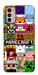 Чехол Minecraft collage для Motorola Moto G42