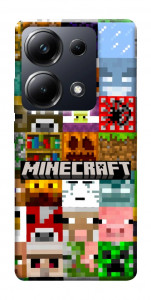 Чехол Minecraft collage для Xiaomi Poco M6