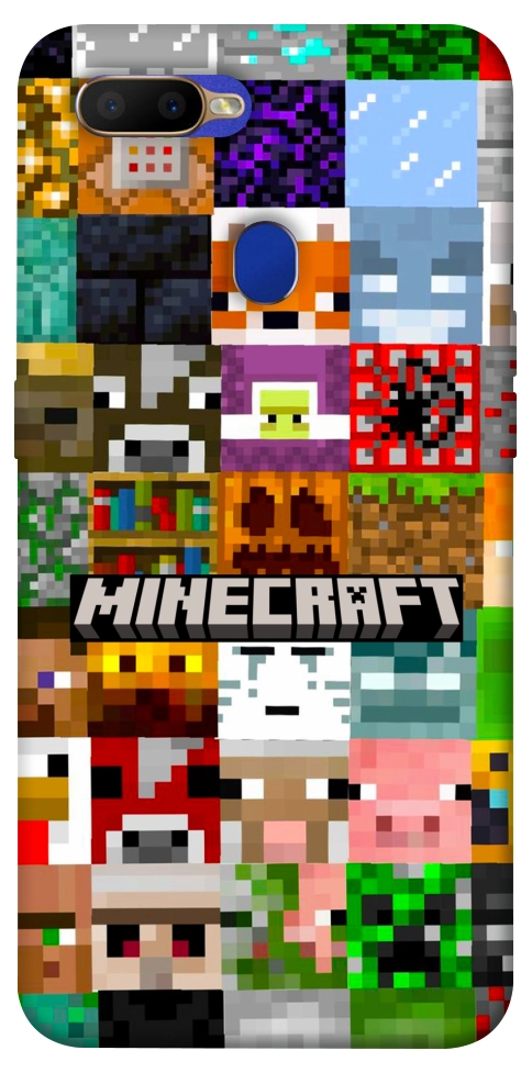 Чохол Minecraft collage для Oppo A7