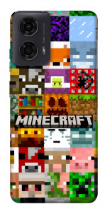 Чохол Minecraft collage для Motorola Moto G04