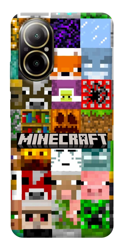 Чохол Minecraft collage для Realme C67 4G