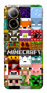 Чехол Minecraft collage для Realme C67 4G
