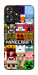 Чехол Minecraft collage для ZTE Blade A73 4G