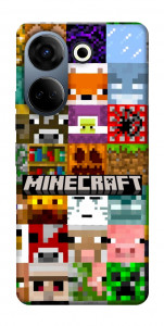 Чохол Minecraft collage для TECNO Camon 20 Pro (CK7n)