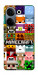 Чохол Minecraft collage для TECNO Camon 20 Pro (CK7n)