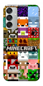 Чохол Minecraft collage для Galaxy M15 5G