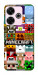 Чехол Minecraft collage для Xiaomi Redmi 13 4G