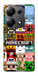 Чехол Minecraft collage для Xiaomi Redmi Note 13 Pro 5G