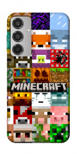 Чехол Minecraft collage для Galaxy M35 5G