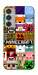 Чохол Minecraft collage для Galaxy M35 5G