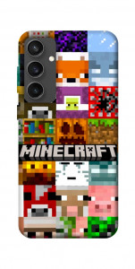 Чохол Minecraft collage для Galaxy S24 FE