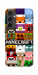 Чохол Minecraft collage для Galaxy S24 FE