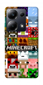 Чехол Minecraft collage для Xiaomi Poco M6 Pro 4G