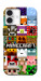 Чехол Minecraft collage для iPhone 16