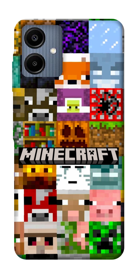Чехол Minecraft collage для Galaxy A06