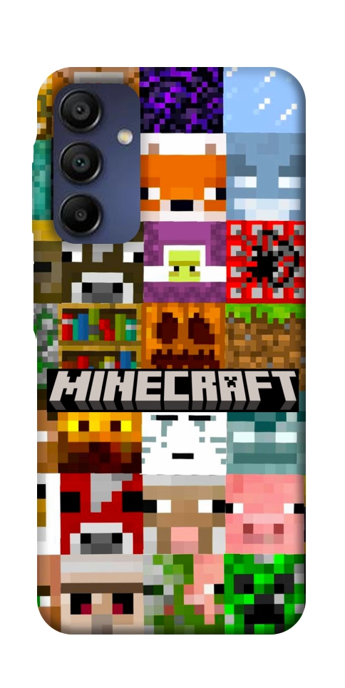 Чехол Minecraft collage для Galaxy A16 5G