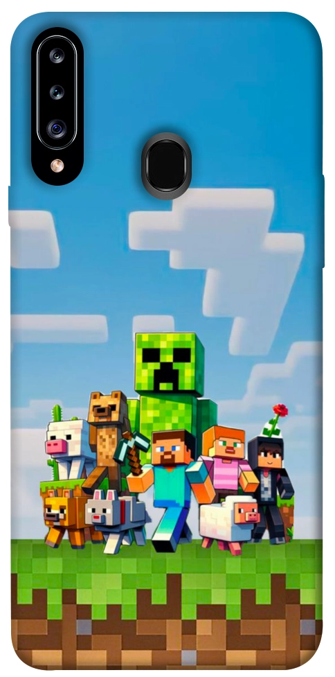 Чехол Block Adventure для Galaxy A20s (2019)