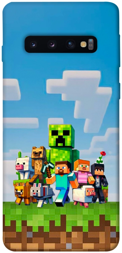 Чехол Block Adventure для Galaxy S10 (2019)
